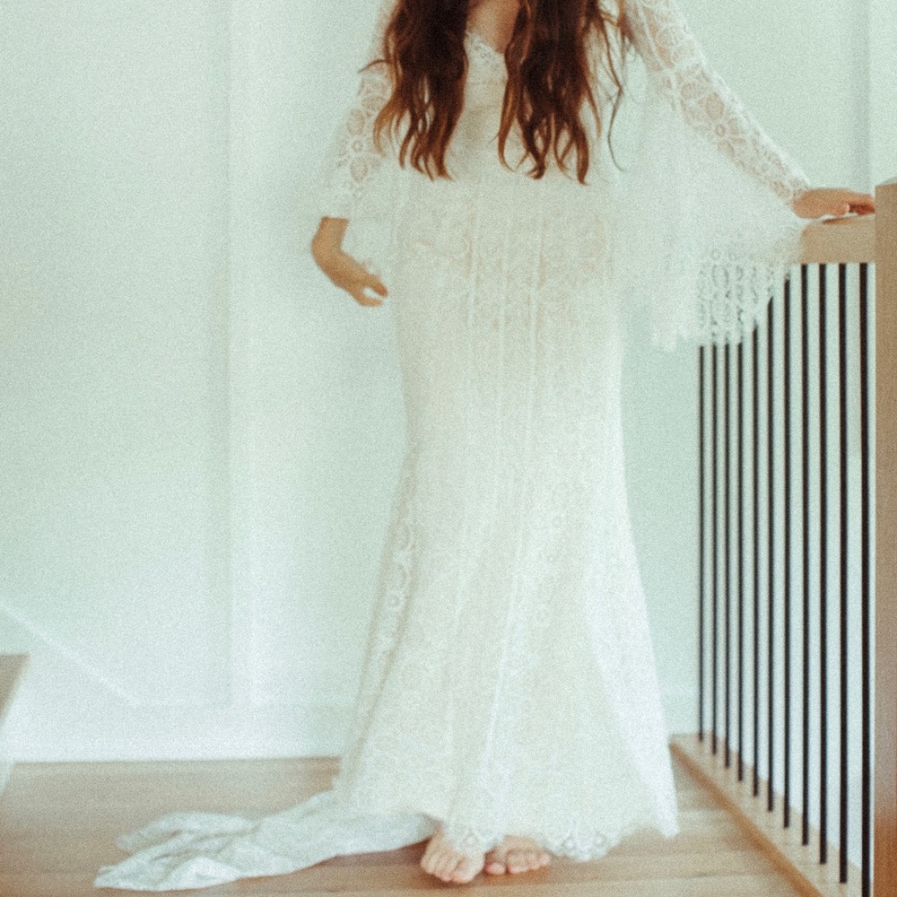 bhldn Adelaide wedding gown